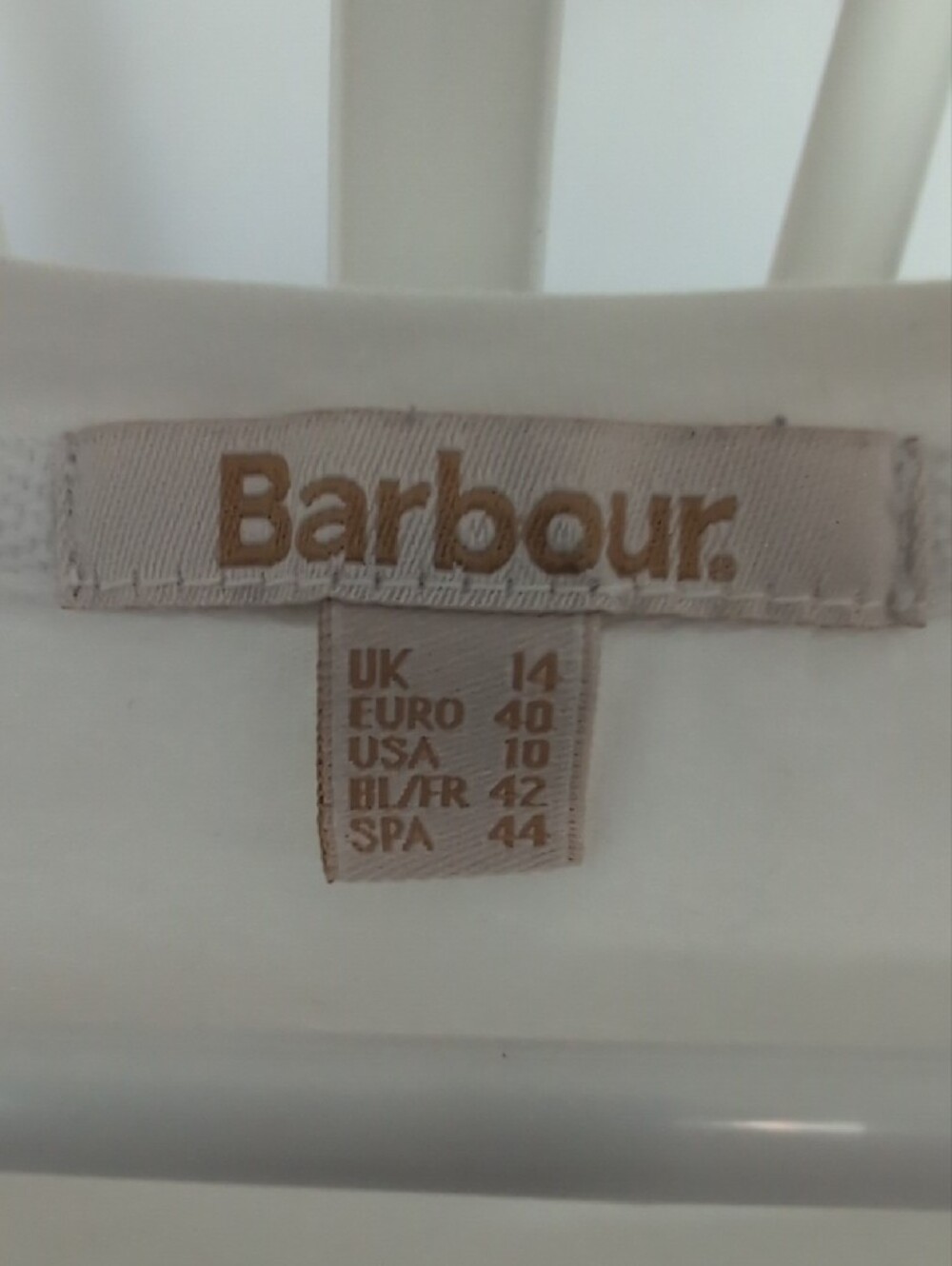 Barbour White Tee with Multicolor Beach Seagull Graphic - Picture 2 of 8